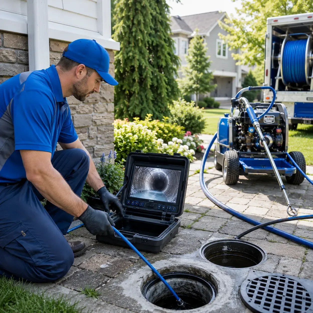 Outdoor drain cleaning professionals serving Nanuet, NY